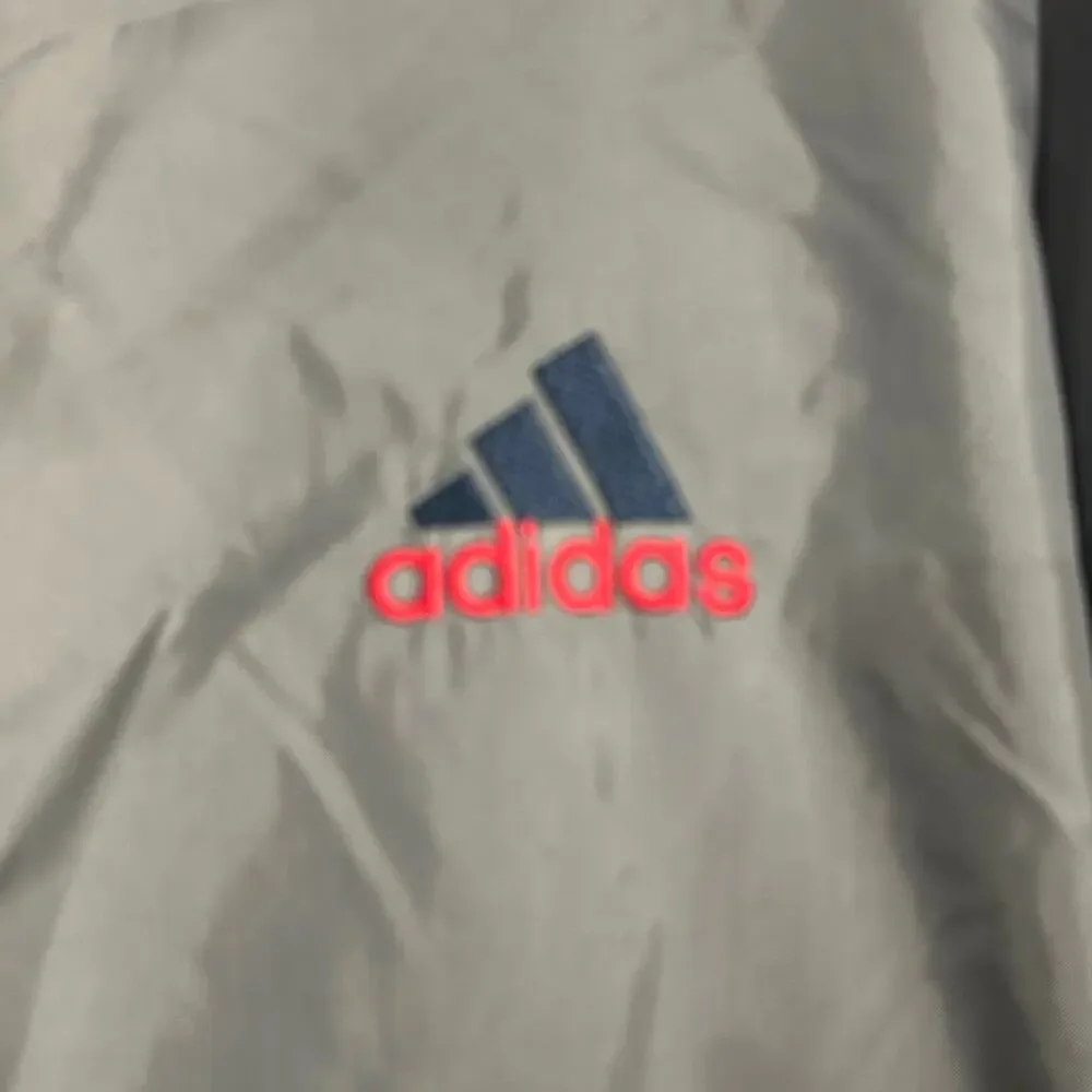 Adidas grey windbreaker large breathable lightweight outdoor